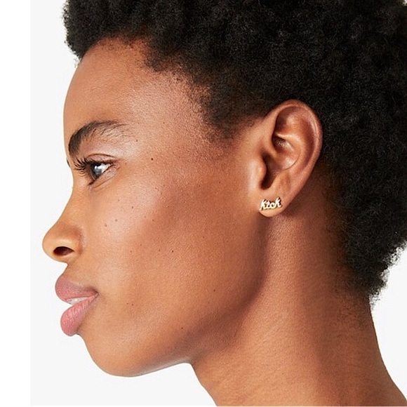 KATE SPADE • Say Yes Side Kick Earrings - Picture 5 of 6